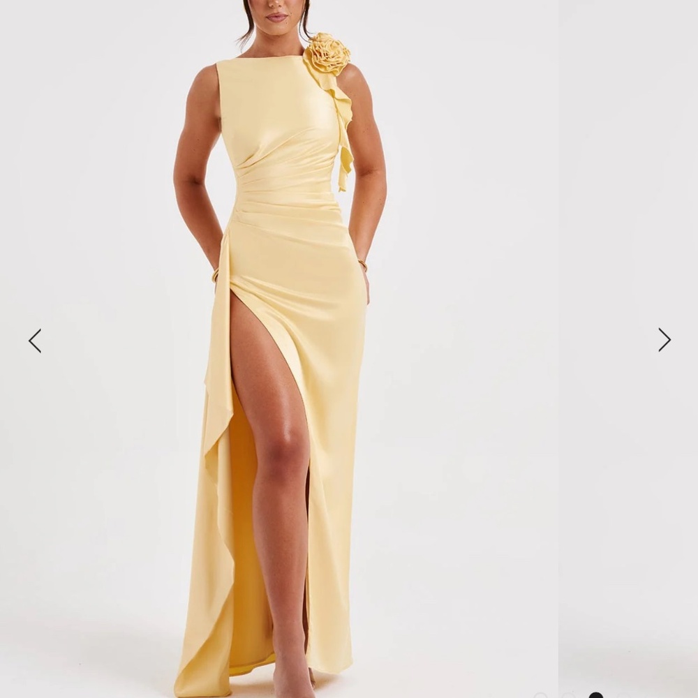 Babyboo PEGGY MAXI DRESS - LEMON